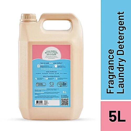 Born Good Plant Based Brazilian Rosewood Fragrance Liquid Detergent | Baby &  Pet Safe, 5 L Can Removes Tough Stains
 Pleasant Fragrance