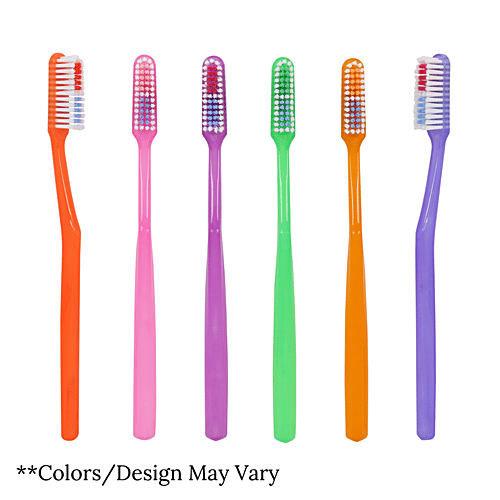MAXI Angular Toothbrush - Soft Bristles, For Oral Hygiene & Fresh Breath, 2 pcs (Buy 1 Get 1 Free) 