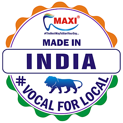 MAXI Toffee Junior Toothbrush - Soft Bristles, Helps Remove Stains, For Oral Hygiene, 2 pcs (Buy 1 Get 1 Free) 