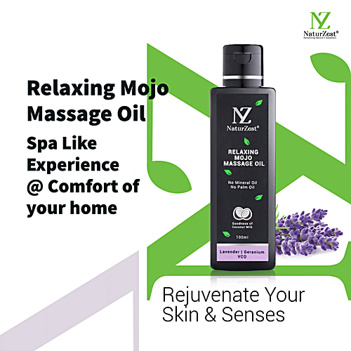 Buy NaturZest Relaxing Magic Massage Oil 100 Natural, Improves Sleep