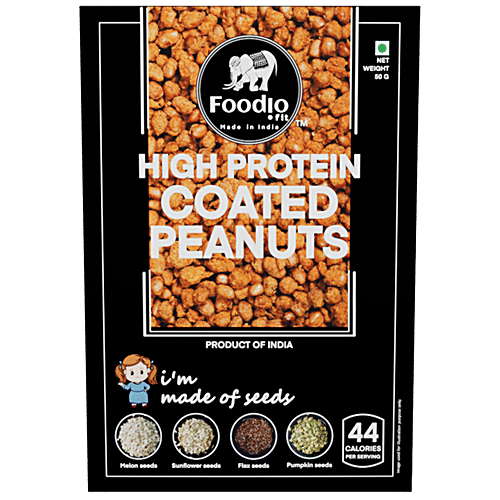 Buy Foodio.fit High Protein Coated Peanuts Yummy Snack, Balances