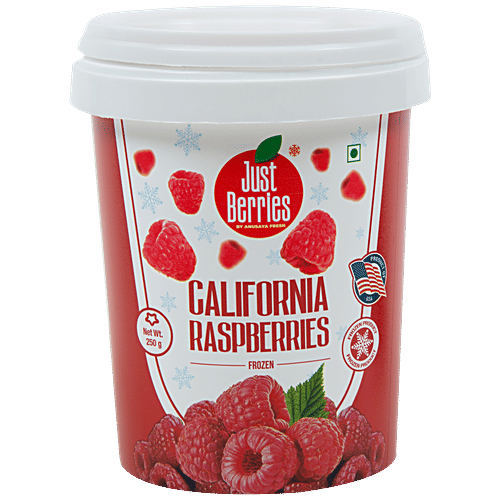 Buy JUST BERRIES Frozen California Raspberries Rich In Antioxidants