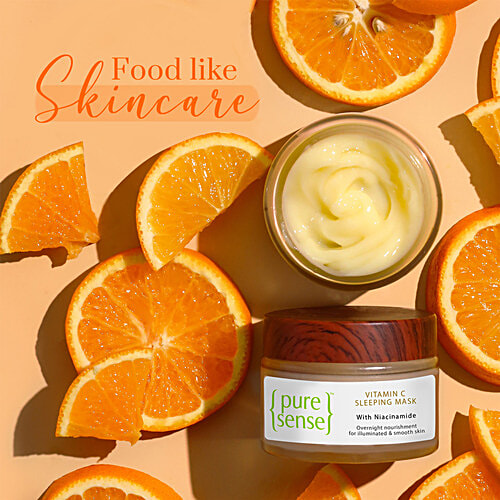 Buy PureSense Vitamin C Sleeping Mask Niacinamide, For Illuminated