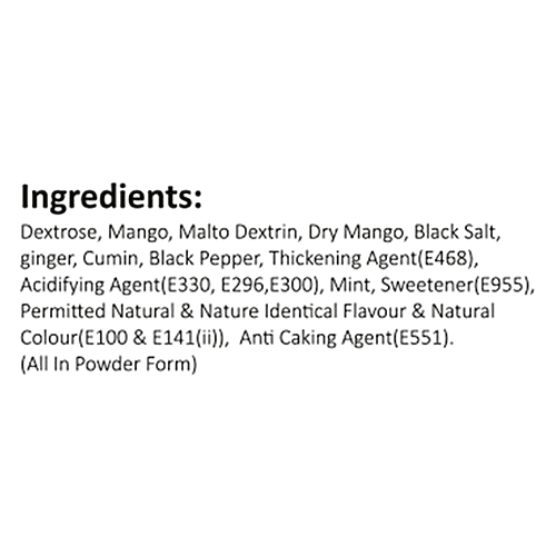 Dibha Kacha Aam Instant Drink Premix - Hydrates, Rich In Nutrients, 100 g