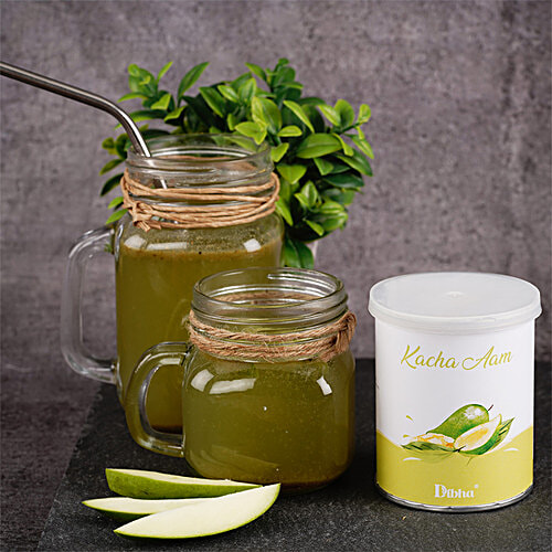 Dibha Kacha Aam Instant Drink Premix - Hydrates, Rich In Nutrients, 100 g