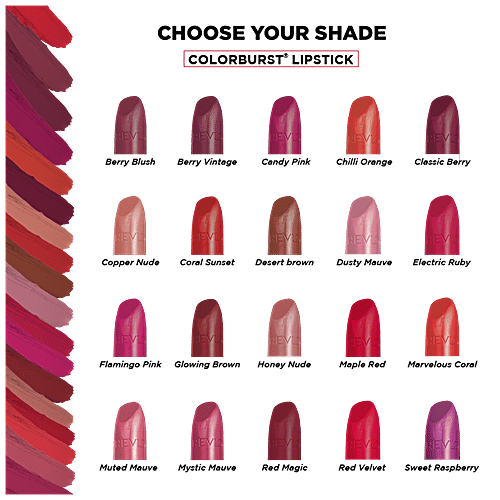 Revlon Colorburst Velvety Matte Finish Lipstick - Lightweight Formula, Long Lasting, 3.7 g Sweet Raspberry 