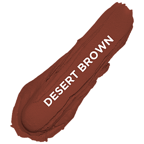 Revlon Colorburst Velvety Matte Finish Lipstick - Lightweight Formula, Long Lasting, 3.7 g Desert Brown 