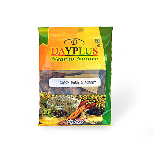 Dayplus Garam Masala Saboot -  Aromatic Whole Spices Mix, Adds Flavour, High Quality, 100 g Polypack 