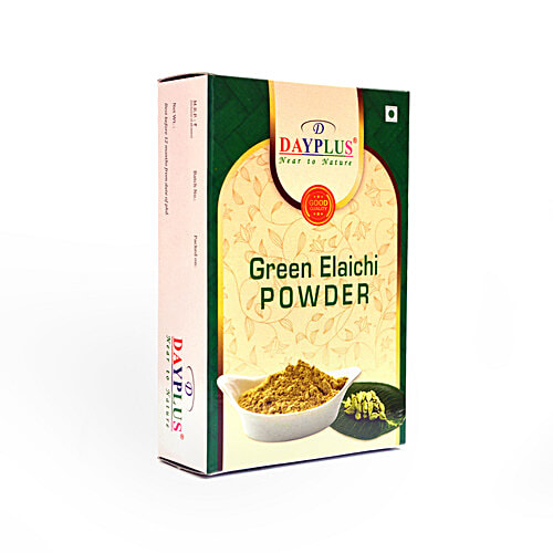 Buy DAYPLUS Green Elaichi Powder Aromatic Spice, Adds Flavour, High Quality Online at Best