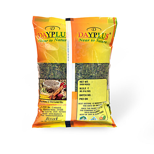 Dayplus Kasturi Methi - Aromatic Dried Fenugreek Leaves, Adds Flavour, High Quality, 50 g Polypack 