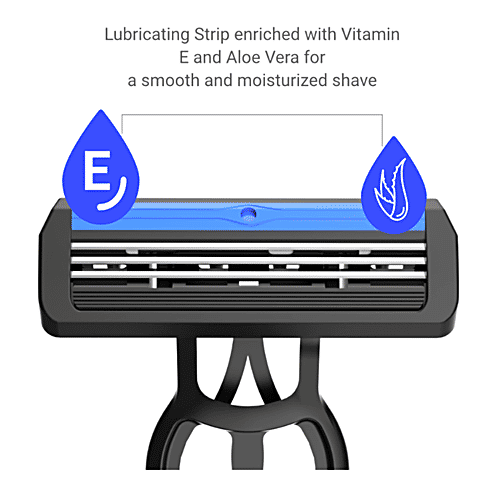 Zlade Armour III Readyshaver - Triple-Blade, Disposable Shaving Razor, For Men, 12 pcs