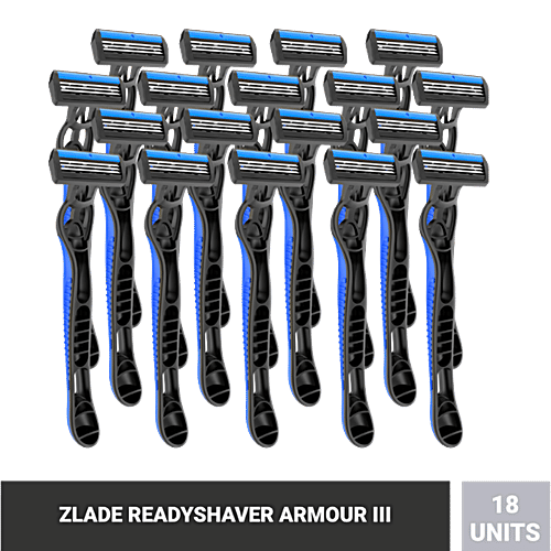 Buy ZLADE Armour III Readyshaver TripleBlade, Disposable Shaving Razor, For Men Online at