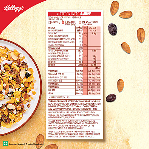 Kellogg's Muesli Nuts Delight - 12 In 1 Power Breakfast, 1 kg  
