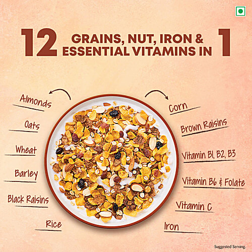 Kellogg's Muesli Nuts Delight - 12 In 1 Power Breakfast, 1 kg  
