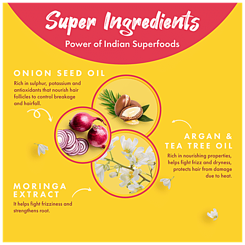 Buy MyGlamm Superfoods Onion & Moringa Serum Controls Frizz, Hair