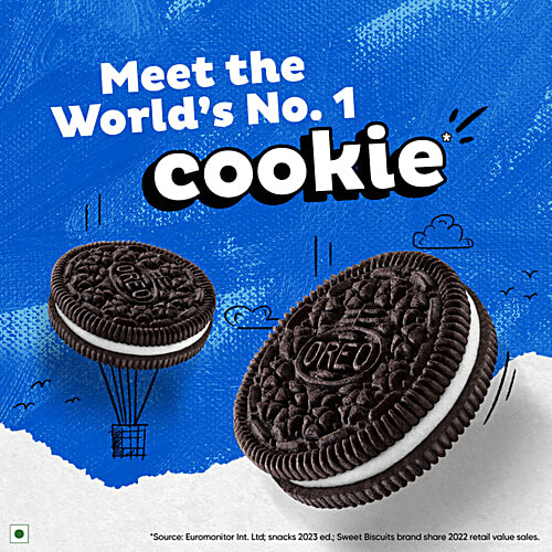 Cadbury Oreo Original Vanilla Flavoured Chocolatey Sandwich Biscuits, 813.75 g (7x116.25 g) 