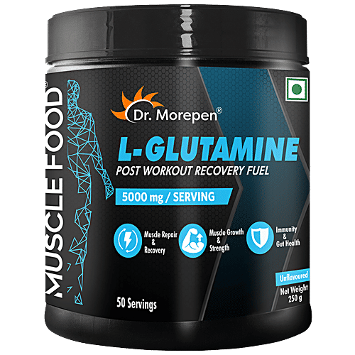 Buy Dr. Morepen Muscle Food LGlutamine Post Workout Muscle Recovery