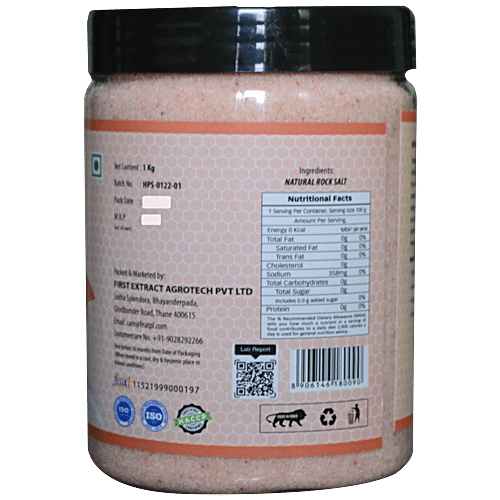Amrut Shudh Himalayan Pink Rock Salt - Regulates Blood Sugar Level, Pure, 1 kg  