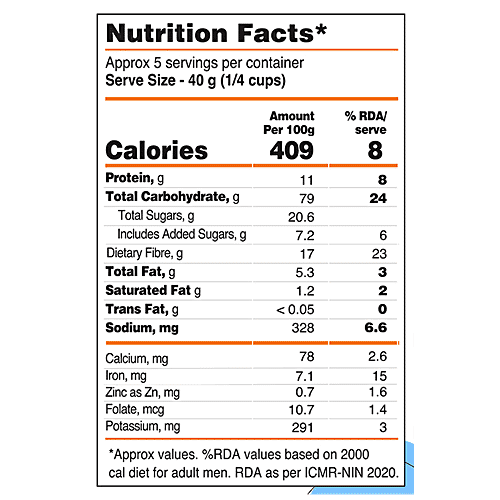 Buy Fit & Flex Baked Muesli Choco Almond Cookie Delights, Extra