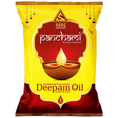 Buy Panchami Deepam Oil Sandalwood Fragranced, Blend Of 5 Oils Online
