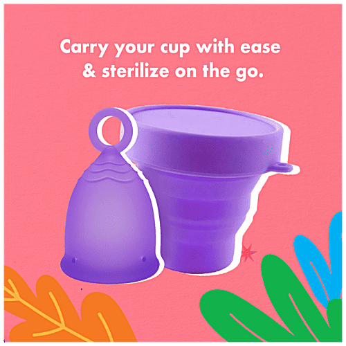 Buy Bombae BSC Women Reusable Menstrual Cup & Sterilizer Container
