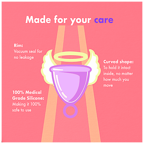 Buy Bombae BSC Women Reusable Menstrual Cup Medium size Online at