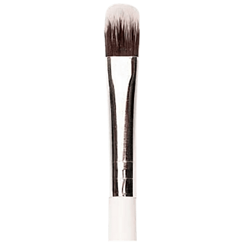 Plume Flat Synthetic Cut Crease Eye Brush - For Flawless Makeup Application, 1 pc P-11 
