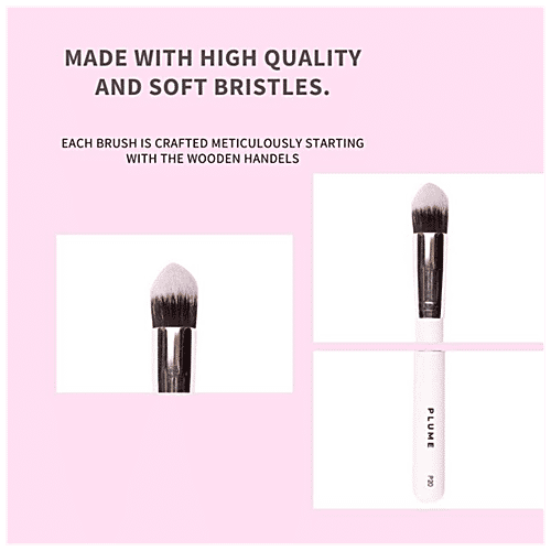 Buy PLUME Professional Dense Tapered Concealer/Foundation Brush For