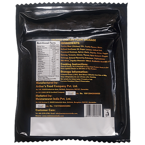 Buy MEISTERWURST Chicken Sausage Plain With Truffle Rich In Protein