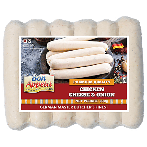 Buy Bon Appetit Chicken Cheese & Onion Sausage Rich In Protein, For