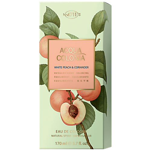 4711  Acqua Colonia White Peach & Coriander Eau De Cologne, 170 ml  