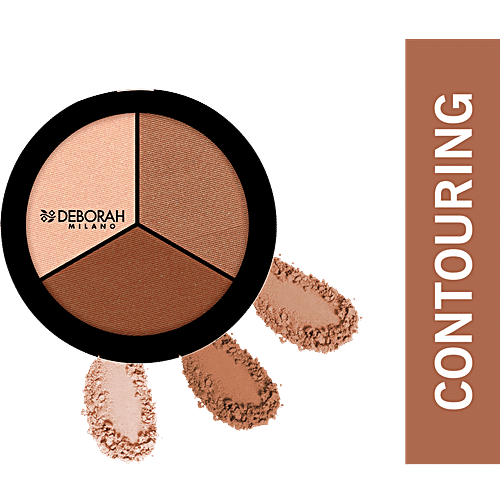 Deborah Trio Contouring Palette - Light / Rose Skins, 5 g  
