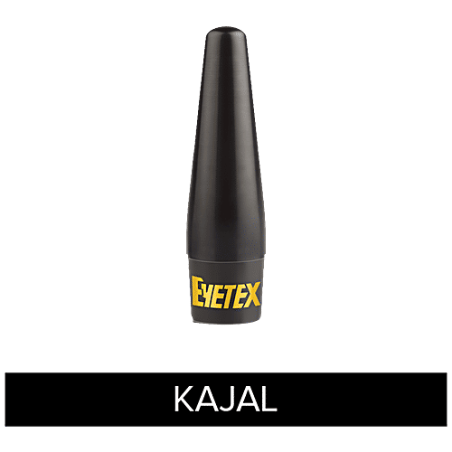 Eyetex Kajal Stick - Waterproof, Irritation-Free, 1.5 g Ultra Black 