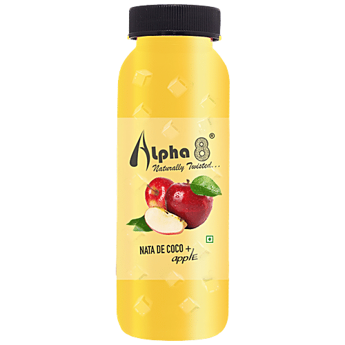 Alpha 8 Apple With Goodness Of Nata De Coco - Naturally Twisted, 200 ml