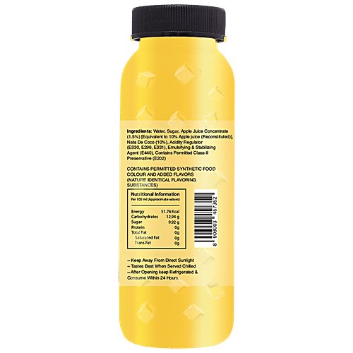 Alpha 8 Apple With Goodness Of Nata De Coco - Naturally Twisted, 200 ml