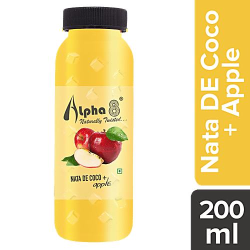 Alpha 8 Apple With Goodness Of Nata De Coco - Naturally Twisted, 200 ml