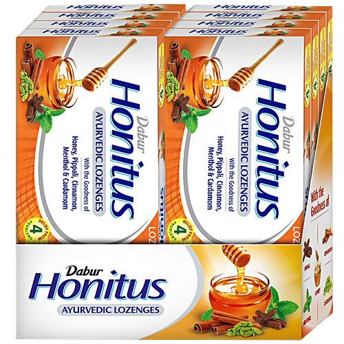 Buy Dabur Honitus Ayurvedic Lozenges For Cough, Sore Throat Online at Best Price of Rs 200