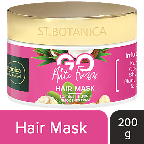 Buy StBotanica GO Anti Frizz Hair Mask Infused With Coconut Oil, Shea