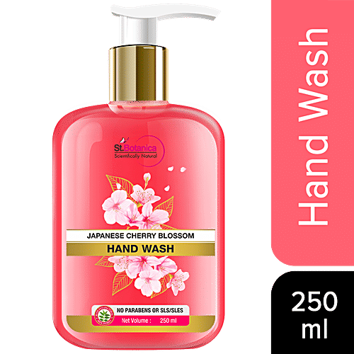 Buy StBotanica Japanese Cherry Blossom Hand Wash With Shea Butter, No