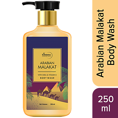 Buy StBotanica Arabian Malakat Body Wash With Shea & Vitamin E, Natural Moisturizing, Soften