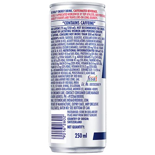 Buy RED BULL Energy Drink Beverage Taurine - For Body & Mind Online Best Price of Rs - bigbasket