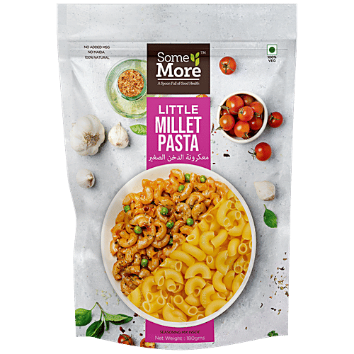 Some More Little Millet Pasta - No Maida & MSG, Natural, 180 g  