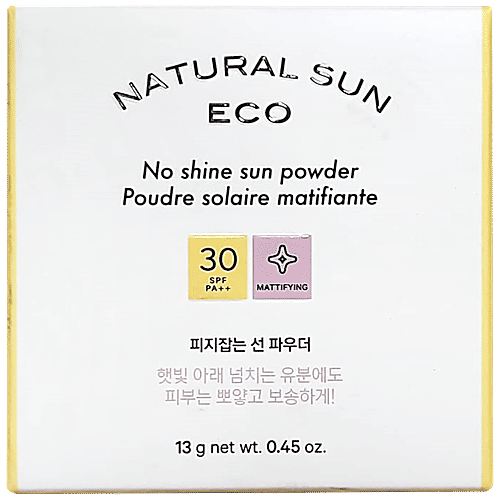 Buy The Face Shop Natural Sun Eco No Shine Powder