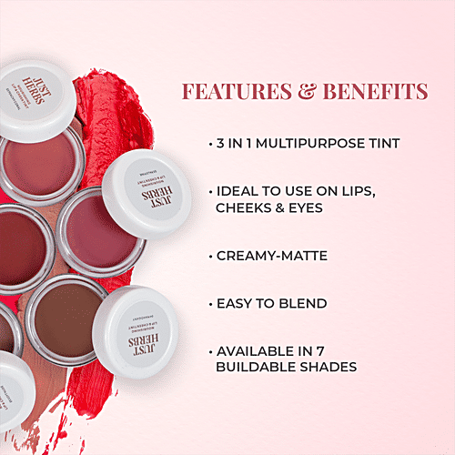 Buy Just Herbs Nourishing Lip & Cheek Tint Online at Best Price of Rs 486.50 bigbasket