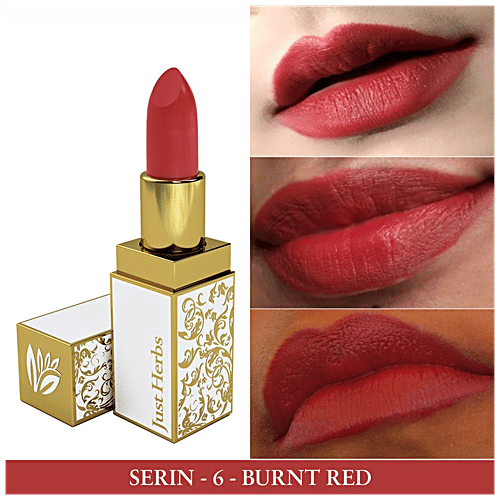 Buy Just Herbs Herb Enriched Ayurvedic Lipstick Shade No.6 Online at