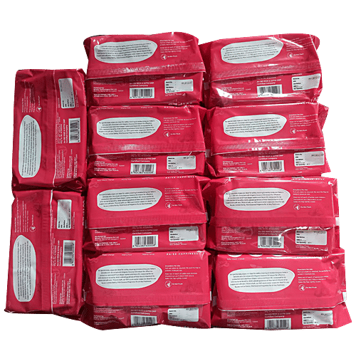 Mylo Care Gentle Baby Wipes - With Organic Coconut Oil & Neem, Cleanse Skin, Removes Makeup, Without Lid, 80 pcs (Pack of 10) 