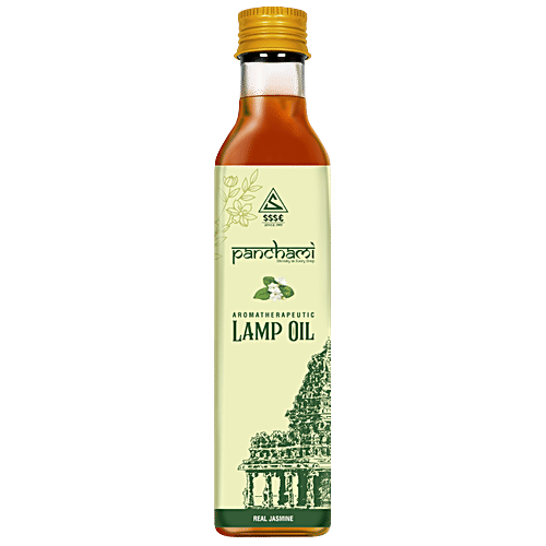 Panchami Aromatherapeutic Lamp Oil - Real Jasmine, 600 ml