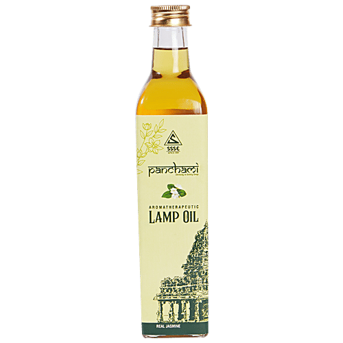 Panchami Aromatherapeutic Lamp Oil - Real Jasmine, 600 ml