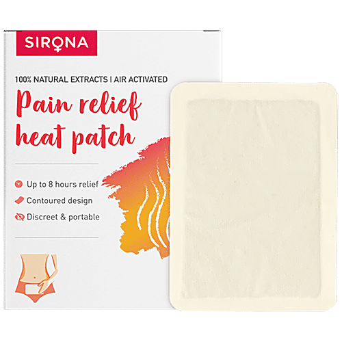 Buy SIRONA Pain Relief Heat Patches Patches for Period Pain