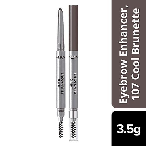L'Oreal Paris Brow Artist Xpert - Sharpest Edge, For A Natural Finish, 0.2 g 107 Cool Brunette 